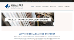 Desktop Screenshot of advancedsystemsatlanta.com